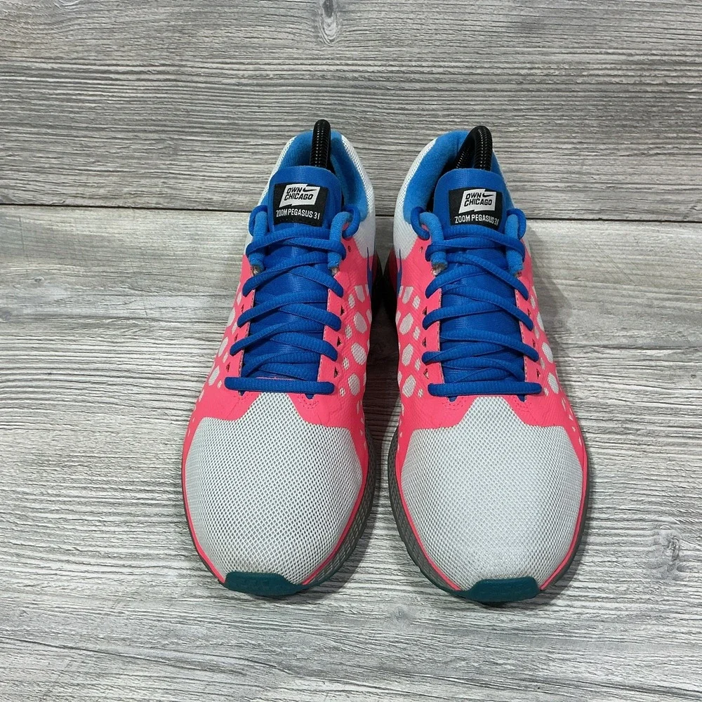 Nike Zoom Pegasus 31 Chicagos Own Marathon Running Shoe Sneakers Womens Size 8.5